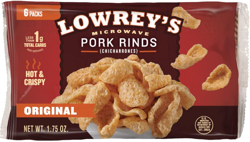 Lowrey's Bacon Curls Microwave Pork Rinds - High-quality Snack Products by Lowrey's at 