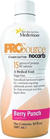 ProSource NoCarb Liquid 15g Collagen & Whey Protein by Medtrition