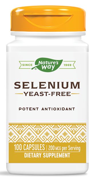 Nature's Way Selenium 100 capsules - High-quality Antioxidants by Nature's Way at 