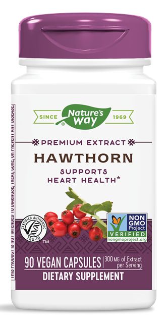 Nature's Way Hawthorn Extract 90 vegan capsules - High-quality Herbs by Nature's Way at 