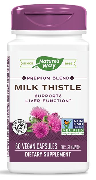 Nature's Way Milk Thistle 60 vegan capsules - High-quality Herbs by Nature's Way at 