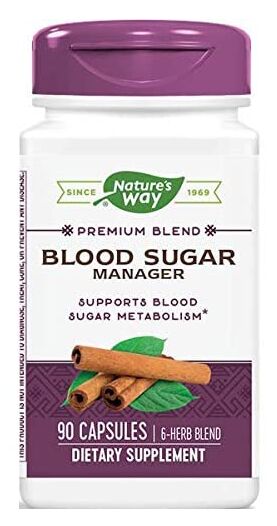 Nature's Way Blood Sugar Manager 90 capsules - High-quality Herbs by Nature's Way at 
