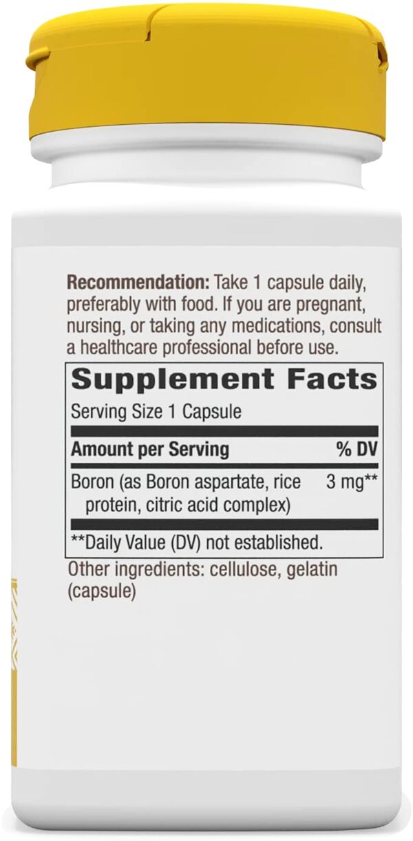 Nature's Way Boron Complex 100 capsules - High-quality Gluten Free by Nature's Way at 