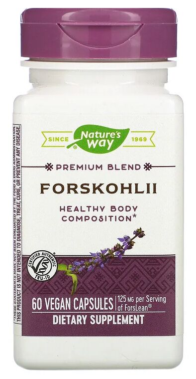 Nature's Way Forskohlii 60 vegan capsules - High-quality Herbs by Nature's Way at 