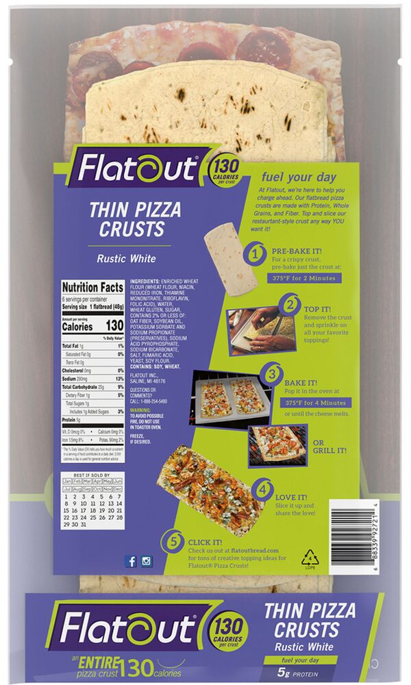 Flatout Bread Flatout Artisan Thin Pizza Crust