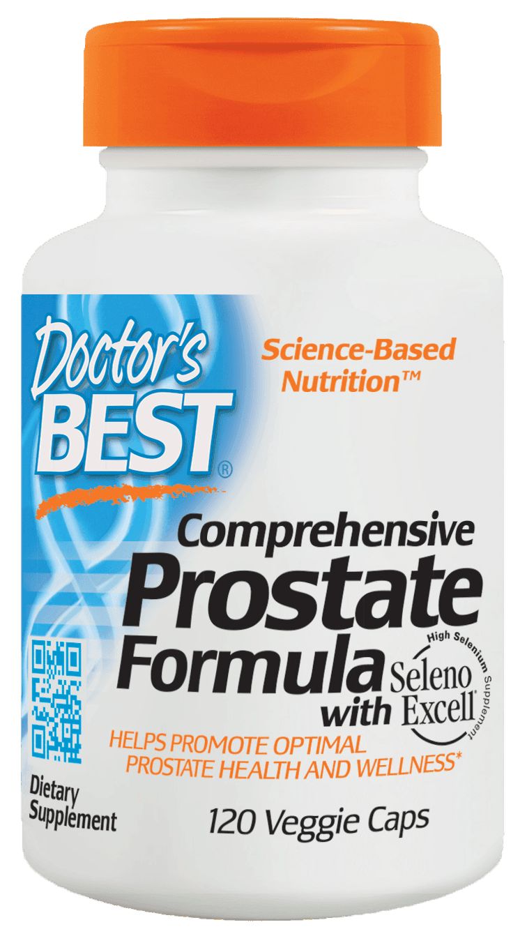 Doctor's Best Comprehensive Prostate Formula 120 veggie caps - High-quality Herbs by Doctor's Best at 
