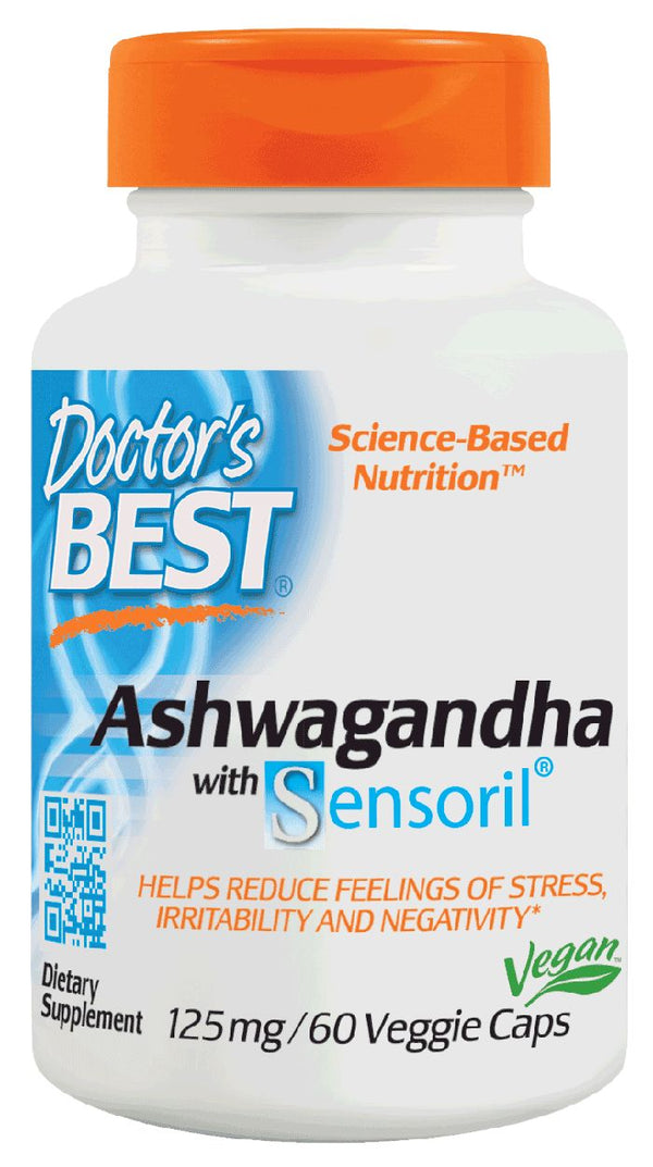 Doctor's Best Ashwagandha 60 capsules - High-quality Herbs by Doctor's Best at 