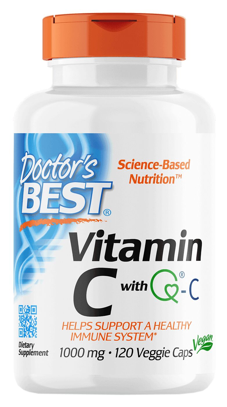 Doctor's Best Vitamin C with Quali-C 120 veggie caps - High-quality Vitamins by Doctor's Best at 
