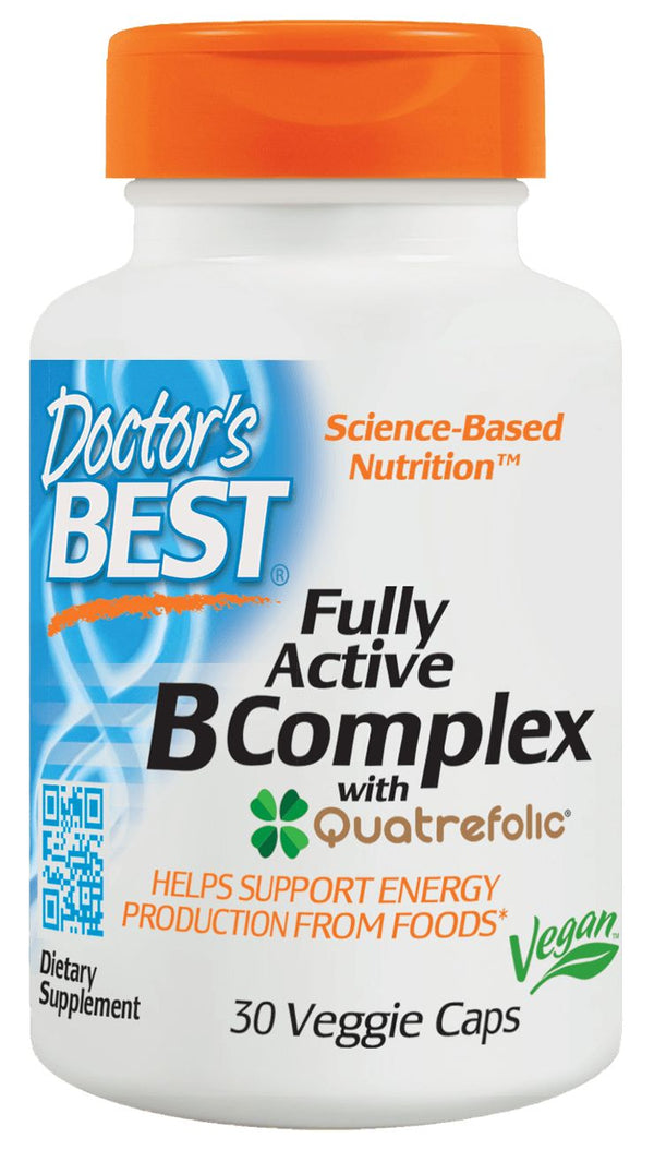 Doctor's Best Fully Active B-Complex 30 veggie caps - High-quality Vitamins by Doctor's Best at 