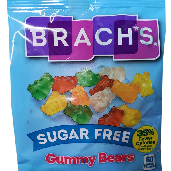 Price/Case)Brachs Sugar Free Gummy Bears, 3 Ounces, 12 per case