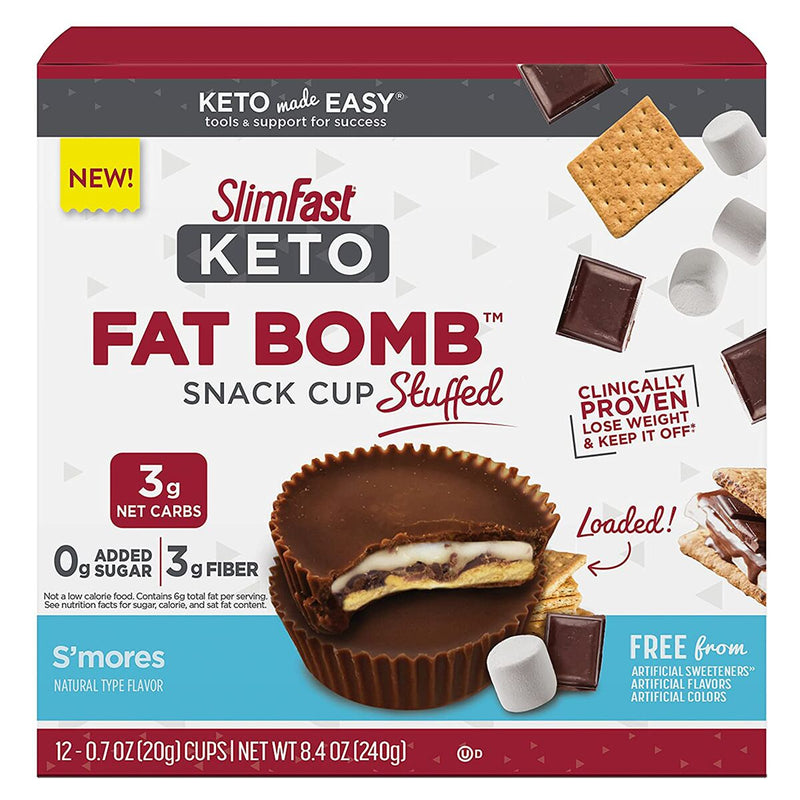SlimFast Keto Fat Bomb Snack Cup Stuffed