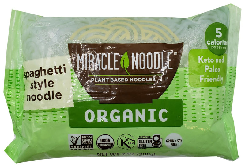 Miracle Noodle Organic Shirataki Pasta 7 oz. - High-quality Bariatric Approved by Miracle Noodle at 