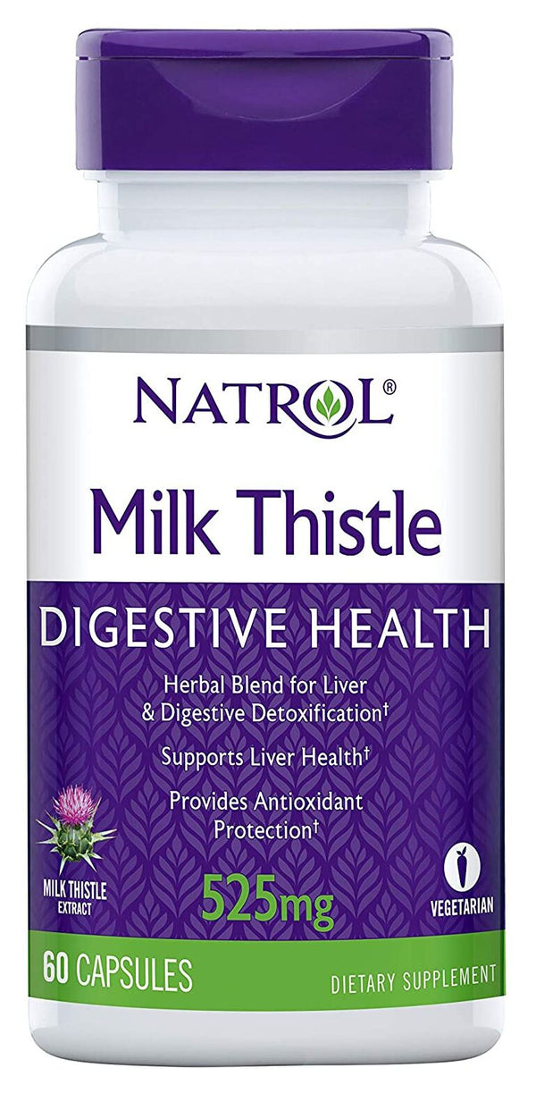 Natrol Milk Thistle 60 capsules - High-quality Herbs by Natrol at 