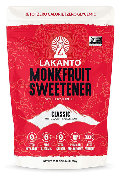 Lakanto Monkfruit Sugar Replacement - Classic - High-quality Sweetener by Lakanto at 