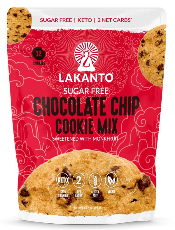 Lakanto Sugar Free Chocolate Chip Cookie Mix 6.77 oz - High-quality Baking Products by Lakanto at 