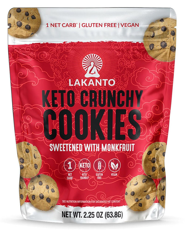 Lakanto Keto Crunchy Cookies 2.25 oz - High-quality Gluten Free by Lakanto at 