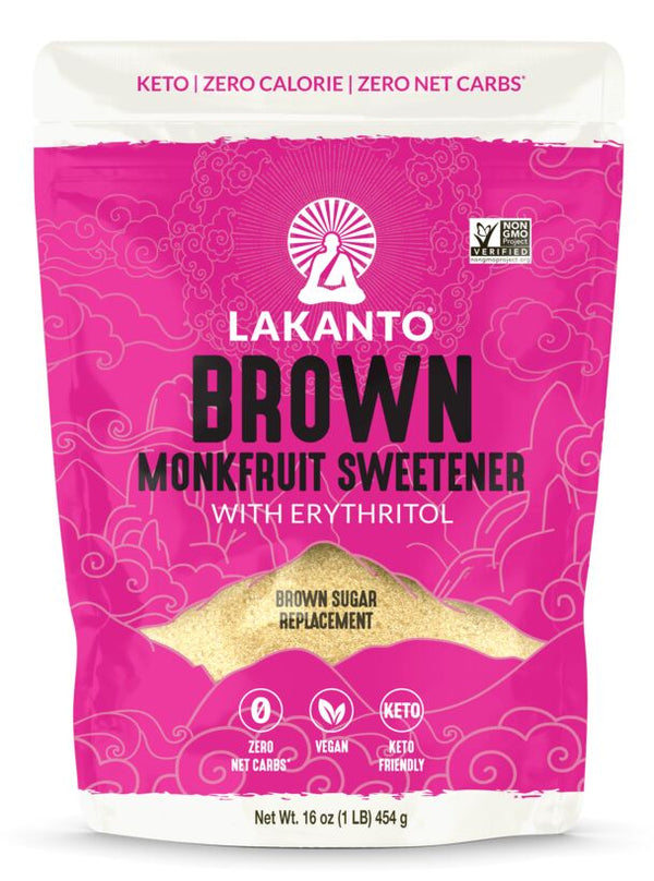Lakanto Brown Monkfruit Sweetener 16 oz - High-quality Sweeteners by Lakanto at 