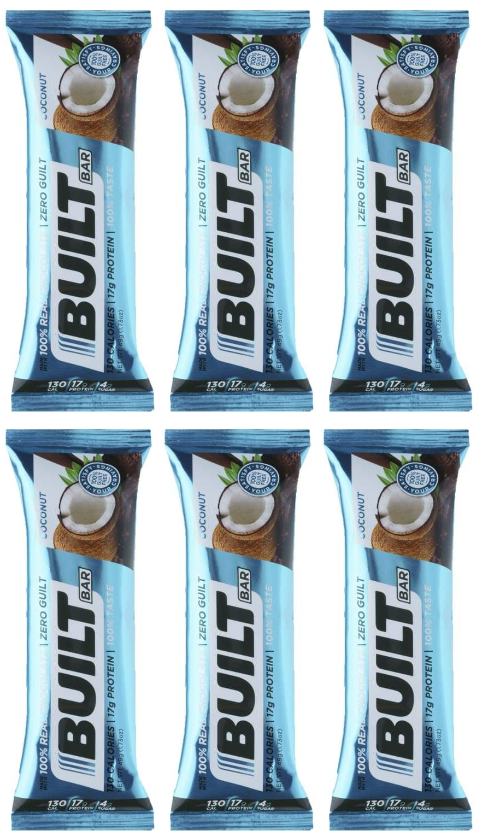 Built High Protein Bar - Coconut - High-quality Protein Bars by Built Bar at 
