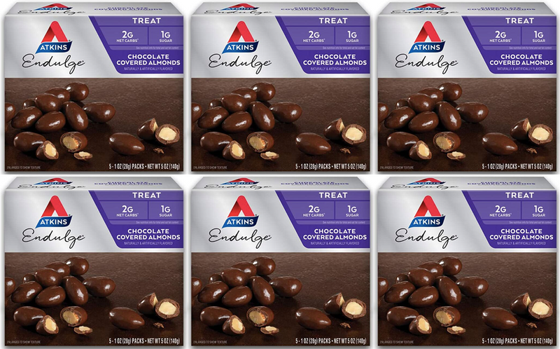 Atkins Nutritionals Endulge Chocolate Covered Almonds 5 packs