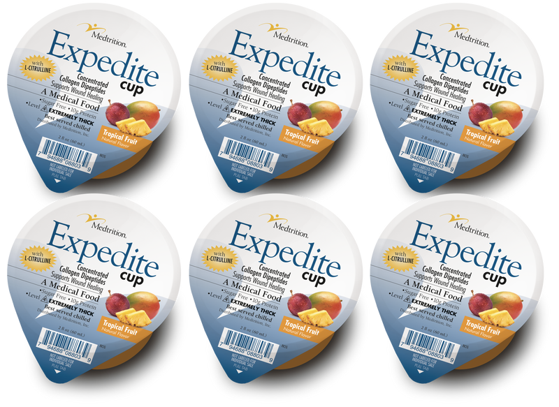 Expedite 10g Collagen Protein Cup with L-Citrulline by Medtrition - Tropical Fruit