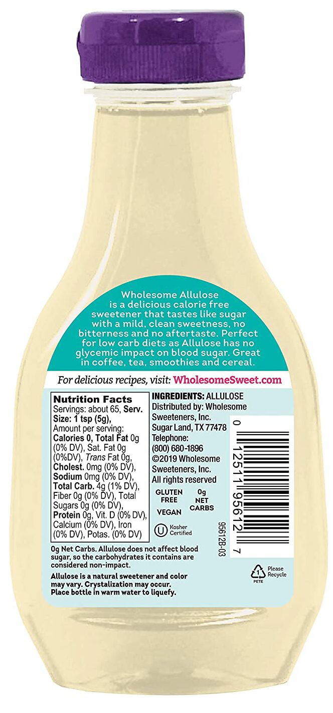 Wholesome Sweeteners Allulose Liquid Sweetener 11.5 oz - High-quality Gluten Free by Wholesome Sweeteners at 