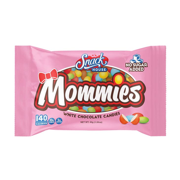 Snack House Mommies Sugar Free White Chocolate Candy with Peanuts, 45g(1.59 oz) bag