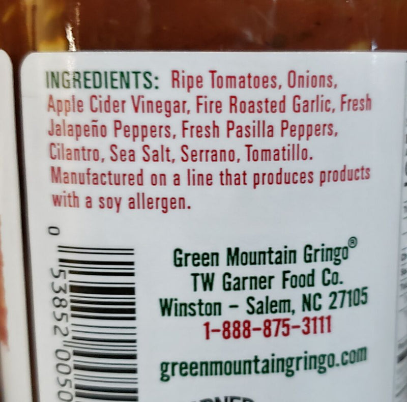 Green Mountain Gringo Roasted Garlic Salsa 16 oz. - High-quality Gluten Free by Green Mountain Gringo at 