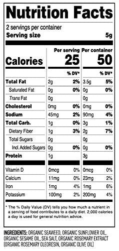 Annie Chun's Organic Seaweed Snacks 0.35 oz. - High-quality Green Foods/Super Foods by Annie Chun's at 