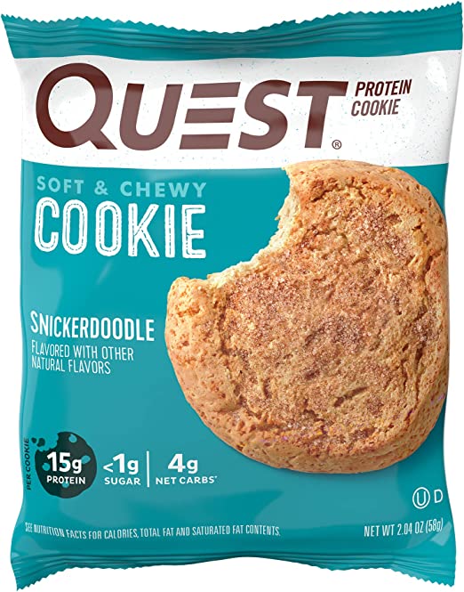 Quest Nutrition Protein Cookie - Snickerdoodle - High-quality Protein Cookies by Quest Nutrition at 