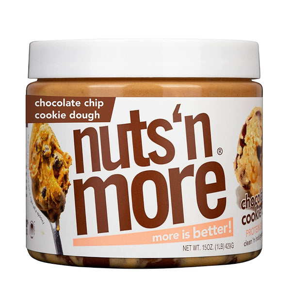 Nuts 'N More High Protein Peanut Butter Spread - Cookie Dough - High-quality Nut Butter by Nuts 'N More at 