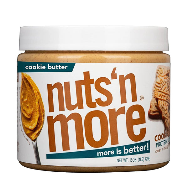 Nuts 'N More High Protein Peanut Butter Spread - Cookie Butter - High-quality Nut Butter by Nuts 'N More at 
