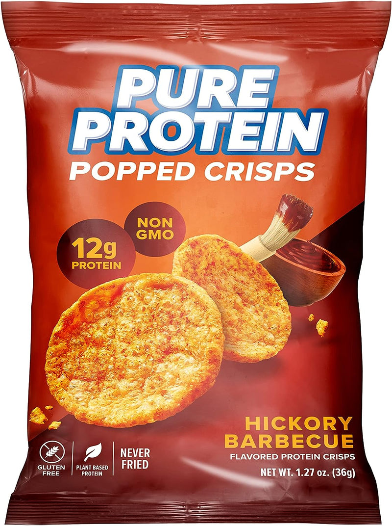 Pure Protein Popped Crisps: Hickory Barbecue & Sour Cream & Onion