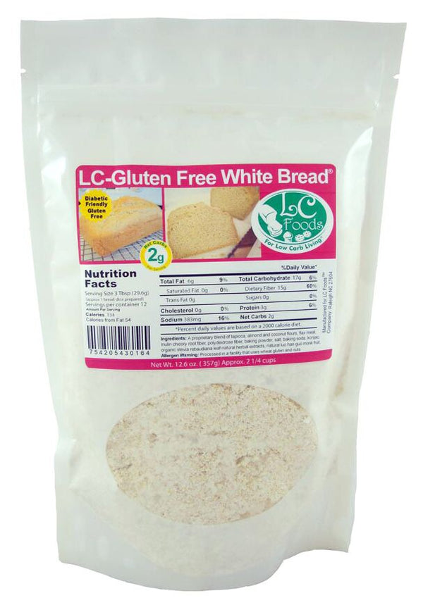 LC Foods Gluten Free White Bread Mix 12.8oz. - High-quality Bread Products by LC Foods at 