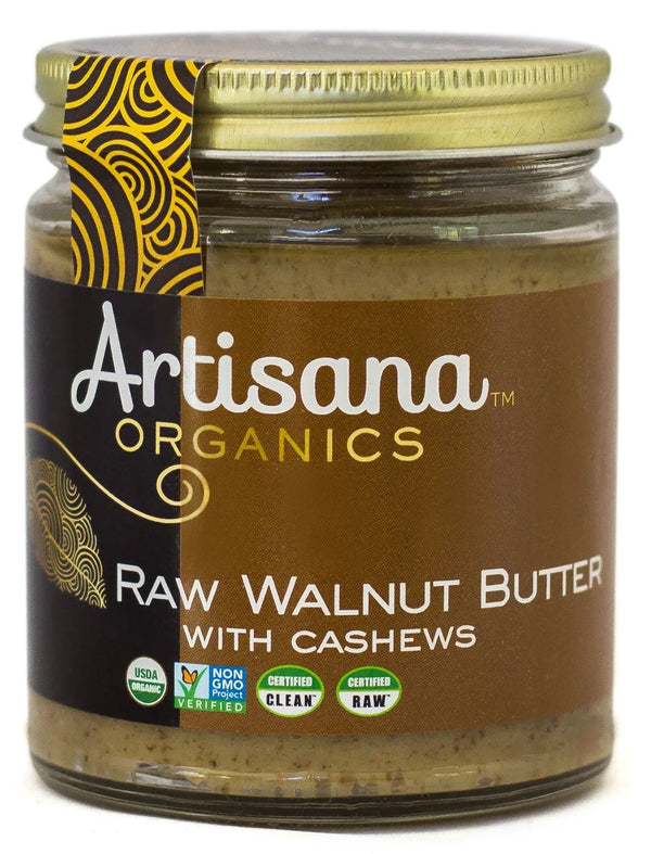 Artisana Raw Walnut Butter with Cashews 8 oz. - High-quality Nuts, Seeds and Fruits by Artisana at 