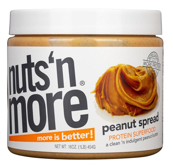 Nuts 'N More High Protein Peanut Butter Spread - High-quality Nut Butter by Nuts 'N More at 