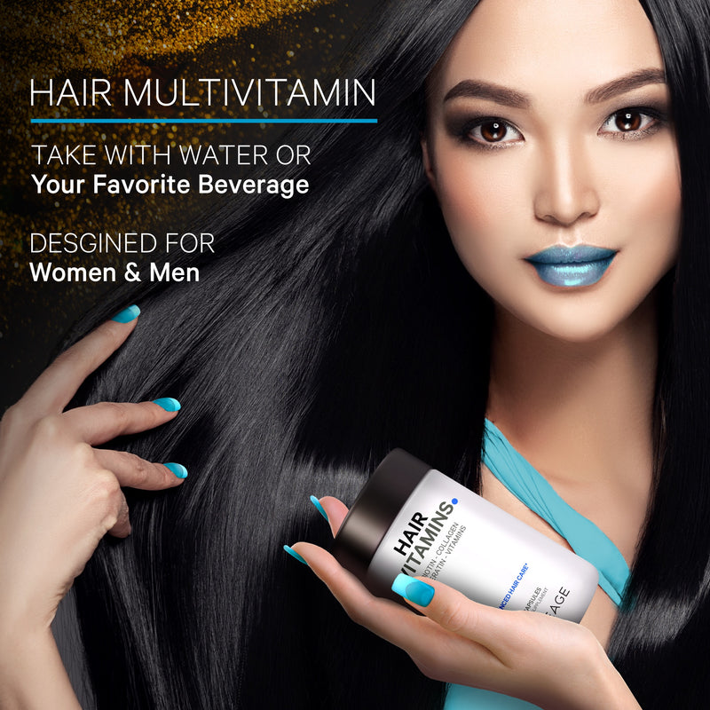 Hair Vitamins with Biotin 10000 mcg Keratin Collagen Zinc Inositol Hair Support Supplement by Codeage