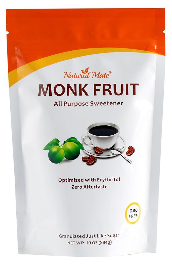 Natural Mate Monk Fruit with Erythritol, All Purpose Natural Sweetener 10 oz (284g) - High-quality Sweeteners by Natural Mate at 