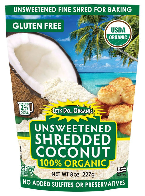 Let's Do Organic Shredded Coconut 8 oz. - High-quality Baking Products by Let's Do Organic at 