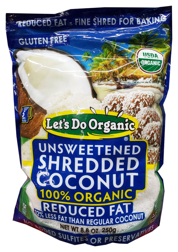 Let's Do Organic Reduced Fat Shredded Coconut 8.8 oz. - High-quality Baking Products by Let's Do Organic at 