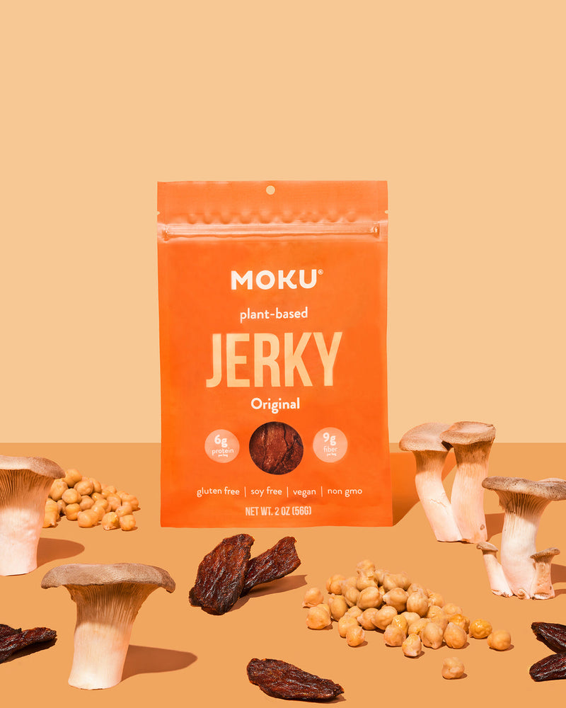Plant-Based Mushroom Jerky by Moku Foods - Original - High-quality Jerky by Moku Foods at BariatricPal Store