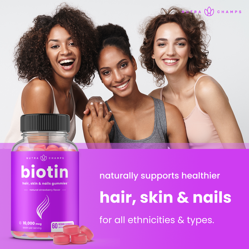 Biotin Gummies by NutraChamps - High-quality Biotin by NutraChamps at 