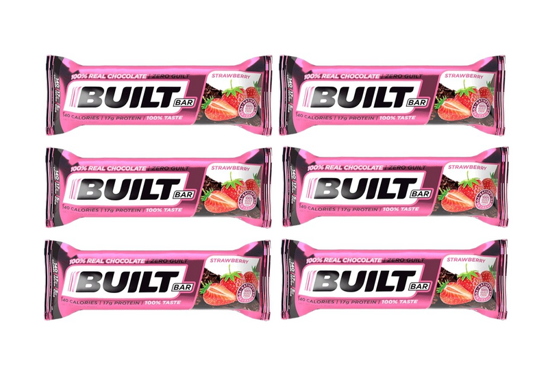 Built High Protein Bar - Strawberry - High-quality Protein Bars by Built Bar at 