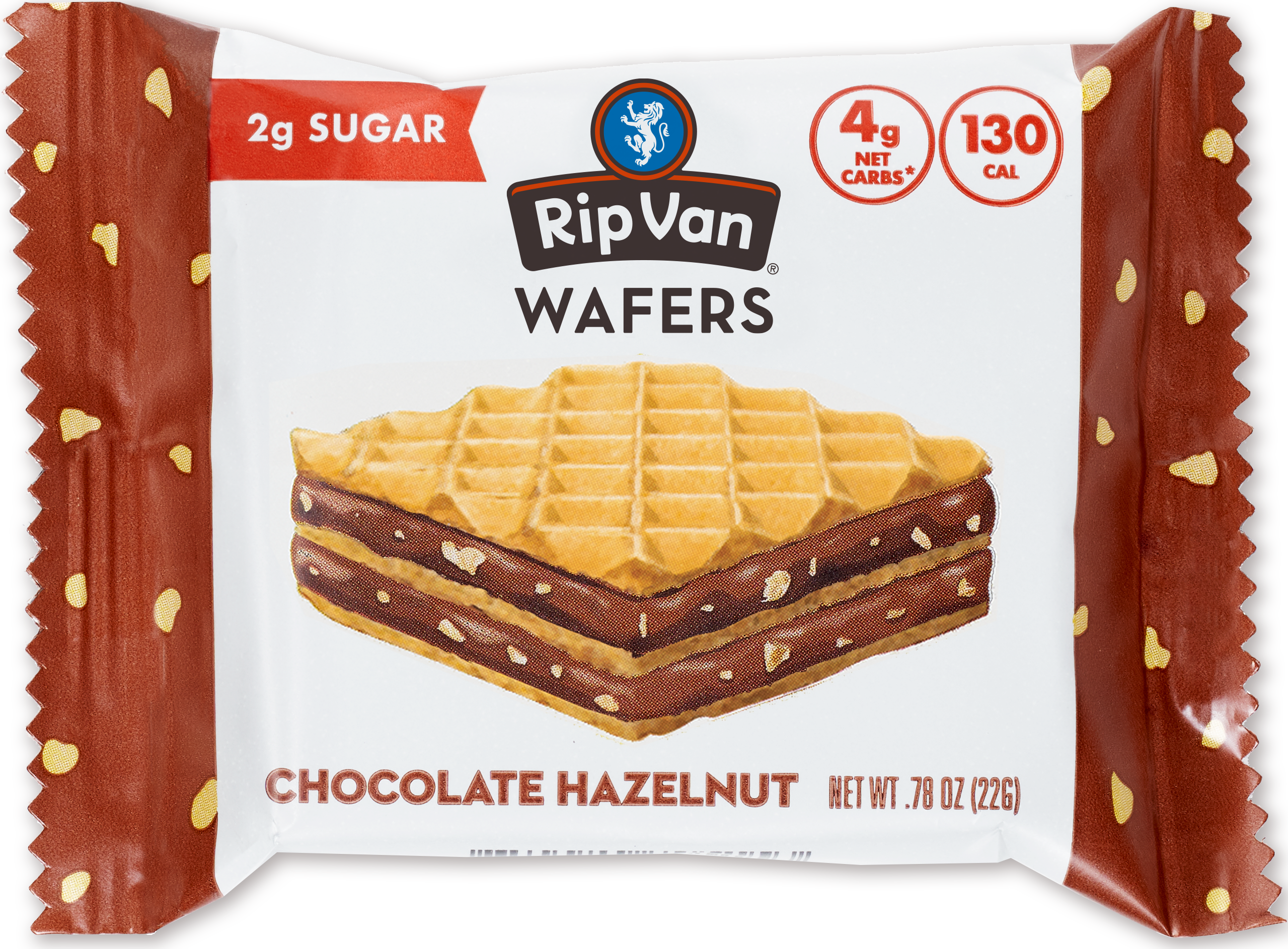 Wafer Snacks by Rip Van - Chocolate Hazelnut - High-quality Cakes & Cookies by Rip Van at 