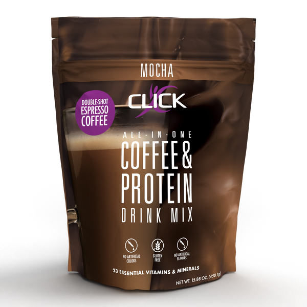 Click Coffee & Protein Powder Bag - Mocha - High-quality Protein Powder Tubs by Click at 