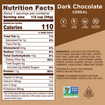 Catalina Crunch Keto Cereal - Dark Chocolate - High-quality Cereal by Catalina Crunch at 