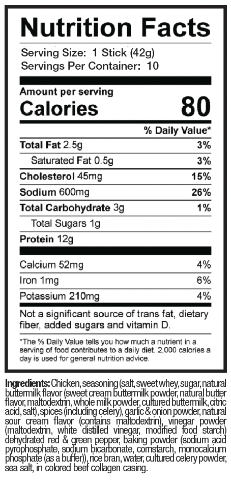 Ostrim Chicken Snack Stick - High-quality Protein by Ostrim at 
