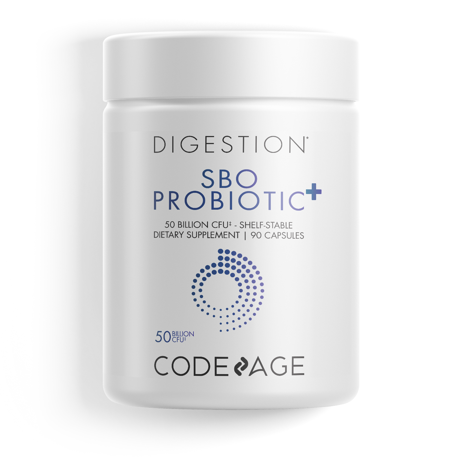 SBO Probiotics 50 Billion CFU Capsules Soil-Based Organisms with Prebiotics Supplement by Codeage - High-quality Probiotic by Codeage at 