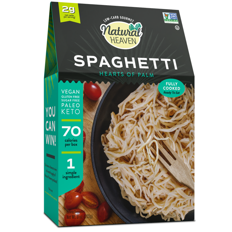Veggie Pasta Hearts of Palm Noodles by Natural Heaven - Spaghetti - High-quality Pasta by Natural Heaven at 
