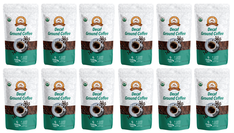 Alex's Low Acid Organic Coffee™ - Decaf Fresh Ground (12oz) - High-quality Coffee by Alex's Low Acid Coffee at 