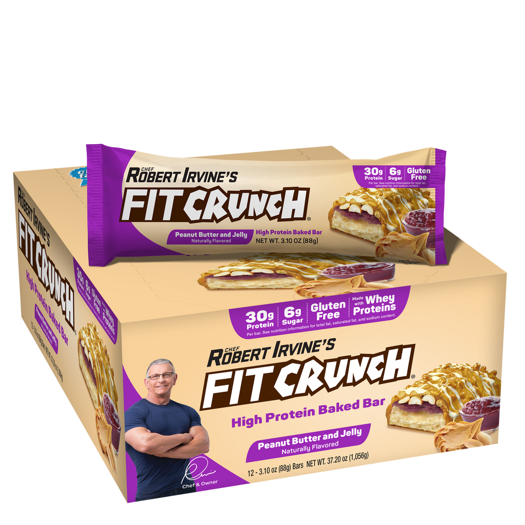 Fit Crunch Raspberry Robert Irvine's Fit Crunch Whey Protein Baked Bar